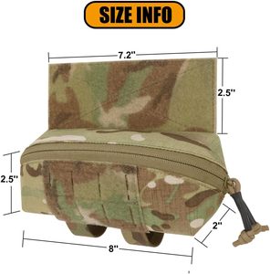 KRYDEX Bolsa Táctica Pequeña <span class=keywords><strong>Mini</strong></span> Dangler con Soporte para TQ y Panel de Gancho y Bucle - Product Image 6