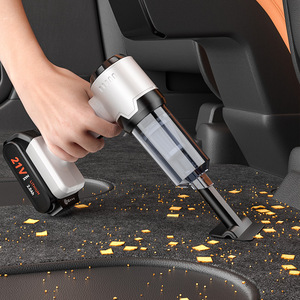 Handheld Car Vacuum <b>Cleaner</b> 21V Lithium Battery High Suction Power For Cars And Homes - Product Image 1