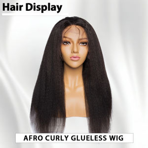 Yaki 13*4 dantel ön İnsan saçı peruk s 180% yoğunluk perulu bakire Yaki düz insan saçı İnsan saçı peruk kadınlar için 28 inç - Product Image 2