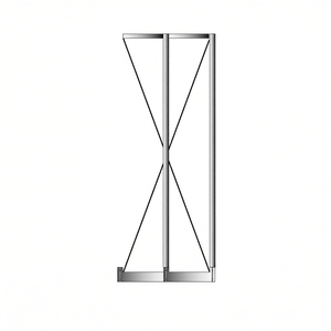 Fami Double Span Tr Series Shelving Unit L900 D600 H2010 Galvanized Metal <b>Storage</b> <b>Rack</b> - Product Image 3