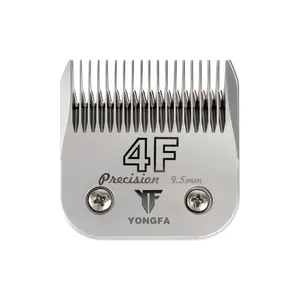 Yongfa acier inoxydable à haute teneur en carbone 10 # Pet A5 lames de tondeuse outils de toilettage pour animaux de compagnie