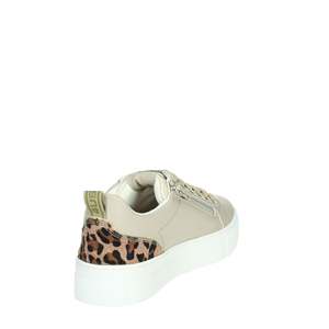 Zapatillas Deportivas para Niña 4Us Paciotti, Color Taupe con Estampado de Leopardo, Estilo para Caminar - Product Image 2