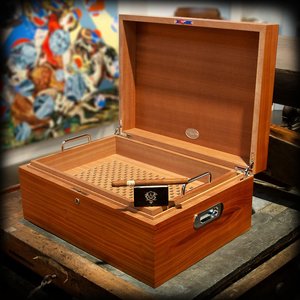 Tùy Chỉnh <span class=keywords><strong>Handmade</strong></span> Gỗ Humidor Hộp Xì gà Cho Cuba Xì gà - Product Image 4