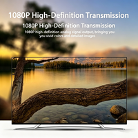 Câble vidéo UHD à triple blindage en PVC plaqué or haute vitesse 18 Gbps 4K 60 Hz avec coudes gauche/droite/haut/bas pour moniteur HDTV