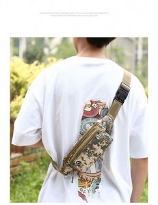 Riñonera impermeable de cintura para hombre y mujer, bolso para hombre y mujer, cinturón, cadera, vientre, hombro, bandolera, cuerpo cruzado, bolso lateral, canguro - Product Image 3