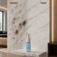 A1 Marque Liquide Céramique Nano Micro-silice de Qualité Industrielle, Formule Modifiée Invisible, Anti-taches pour Pierre