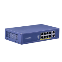 Interruptor poe inteligente 8FE + 2 puertos Gigabit, para cctv, hikvision, cámara dahua IP