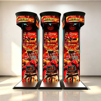 Máquina de Juego Arcade de Boxeo Comercial con Monedas, de Plástico, con Soporte en Inglés para Centros de Entretenimiento Familiar y de Diversión