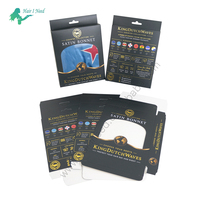 Boîte d'emballage de luxe personnalisée avec logo en feuille d'or, boîte de présentation pliable en papier pour le rangement des bonnets en satin
