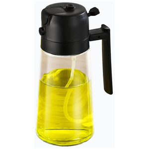 Wholesale Multifunction <b>Glass</b> 2 in 1 Oil Vinegar Dispenser Bottle Olive Sprayers <b>Spray</b> for Kitchen Cooking - Product Image 1