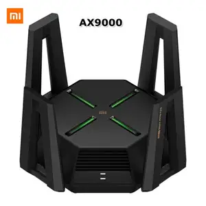 الأصلي Xiaomi AX9000 موزع إنترنت واي فاي WiFi6 المحسن الطبعة 12 هوائيات USB3.0 اللاسلكية شبكة شبكة لعبة التسارع مكرر