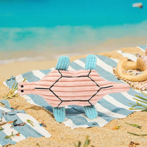 Fabrika yüksek kalite <span class=keywords><strong>Pet</strong></span> peluş deniz yaşamı hayvan pembe yeşil kaplumbağa şekilli oyuncaklar interaktif gıcırtılı diş temizleme çiğnemek köpek oyuncaklar - Product Image 4