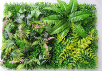 FL-145 intérieur/extérieur décoratif soie plante artificielle herbe panneau mural pour noël Thanksgiving pâques nouvel an