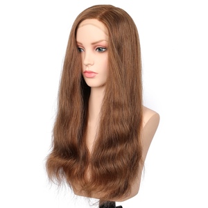 Women's Full Lace Indian Remy Human Hair <b>Toupee</b> & Wigs for Thinning Hair-Natural Wave 100% Hand Tied 130% Density Custom Made - Product Image 4