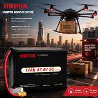 OEM/ODM Tersedia Baterai Drone Lithium Semi-Solid 17000mah 12S 5C Bersertifikasi CE untuk Drone Logistik Angkut Berat