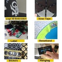 Échantillon Gratuit, Faible MOQ, Nouvelles Étiquettes Personnalisées, Broderie Bicolore, Patch 3D en Relief, Casquette de Baseball Ajustée à 5 Panneaux pour Homme, Snapback