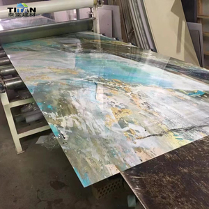 Lámina De Plástico Recubierto De Uv Planchas De Mármol <span class=keywords><strong>Pvc</strong></span> Panel De Pared Tipo Mármol Spc Panel - Product Image 4