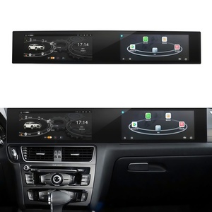 วิทยุติดรถยนต์หน้าจอคู่แบบโค้ง3D 21นิ้วสำหรับ Q5 Audi 2009-2017แอนดรอยด์เครื่องเล่นมัลติมีเดียอัตโนมัติ DSP CarPlay ไร้สายระบบนำทาง GPS - Product Image 2