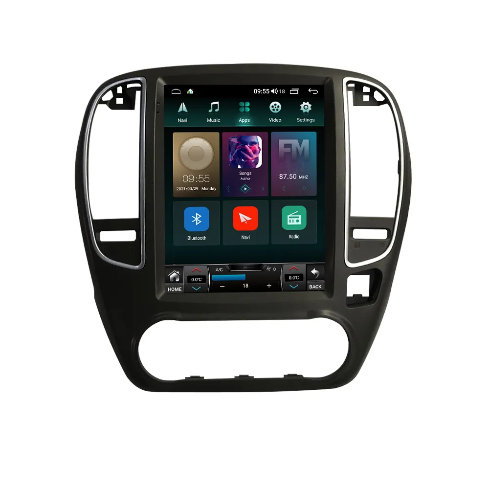 MEKEDE — autoradio Android 116, 128 go, Navigation GPS, lecteur multimédia, stéréo, Style Tesla, pour voiture Nissan 271, blue bird, (2008-2012)