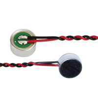 Tête de son de microphone de borne de fil à souder haute sensibilité 9mm 9745 fournit des microphones haute sensibilité