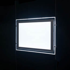 <span class=keywords><strong>Porte</strong></span>-panneaux publicitaires en acrylique pour <span class=keywords><strong>agence</strong></span> de voyage A2 A3 A4, montage mural, signalisation de vente au détail - Product Image 2