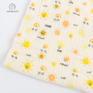 Coperta in Mussola di Cotone Organico 100% Personalizzata, Tessuto a Bolle Super Morbido a 3 Strati per Neonati, Pannolini e Cuscini - Product Image 1