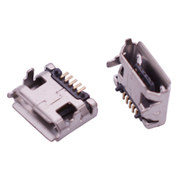 Conectores de enchufe USB tipo B Conector hembra de conector Usb Conector de carga móvil Conector Usb Soldadura