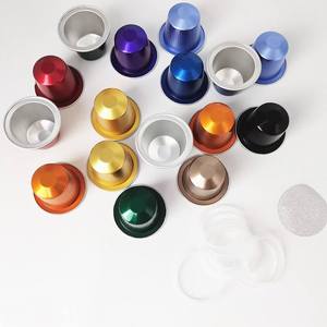 Cápsulas de Café Vacías de Alta Calidad y Buen Precio, Colores Personalizables, Populares, de Aluminio, 0.11MM, 15ML, Según la Solicitud del Cliente - Product Image 6