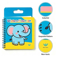 Livre de peinture à l'eau lavable Clean Magic, sans BPA, impressions exquises, fournitures artistiques écologiques pour les enfants d'âge préscolaire