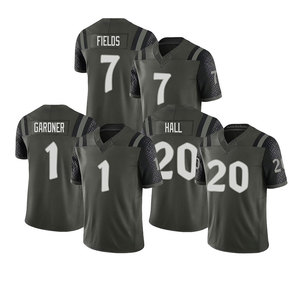 2025 2026 nuevas rivalidades cosidas camisetas de fútbol americano al por mayor Nueva York 1 Gardner 5 <span class=keywords><strong>Wilson</strong></span> 7 campos 20 Hall 95 Williams - Product Image 4
