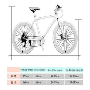 CZFIT Advanced Minimalist Road Bike, High Carbon Steel ultra Light Disc Brake, Inflatable/solid Tire Durable Anti slip - Product Image 5