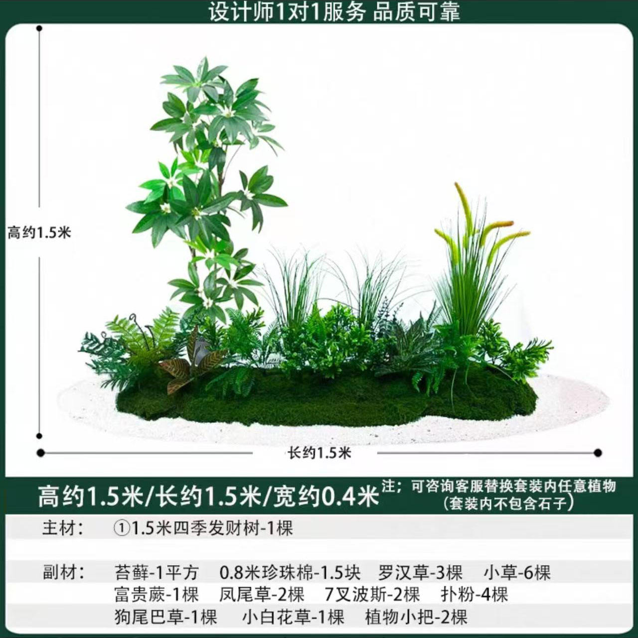 Arbre de sang de dragon1,5 m de long