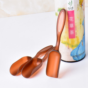 Cuillères à thé en paille de blé, couleur café, design minimaliste, légères, pour servir le thé - Product Image 3