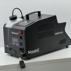 GuberaStar Professional 1500w Haze Machine à roue unique RGB Disco Party Smoke Bubble Machine sans fil/DMX 3in1 Control - Product Image 2