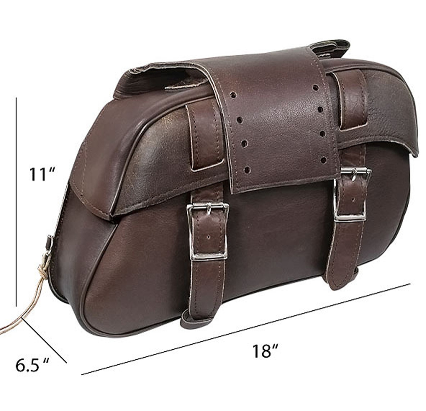 Made In Italie : Sacoche Latérale En Cuir Véritable Couleur Noir Et Marron Pour Moto Indian Scout C2x35459258