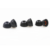 Couche d'isolation acoustique en silicone souple en mousse à mémoire de forme Bouchons d'oreille Bouchons d'oreille antibruit à trois couches Embouts d'oreille Modèle T4000