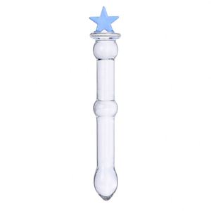 Star Love, juguete sexual para adultos para mujeres, hombres, <span class=keywords><strong>Gay</strong></span>, cuentas Anales de cristal, bolas grandes, consolador de cristal, pene, tapón trasero, masturbador de pene artificial - Product Image 2