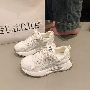 2026 New Style Trendy <b>Slip</b>-<b>On</b> Thick-Tread Rubber <b>Running</b> <b>Shoes</b>-Comfortable Fashionable Lightweight Summer Autumn Casual Sneakers - Product Image 1