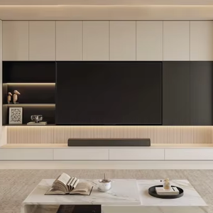 Ensemble Meuble TV et Armoire Minimaliste Moderne pour Salon - Design Élégant, Rangement Ample, Matériaux de Haute Qualité - Product Image 1