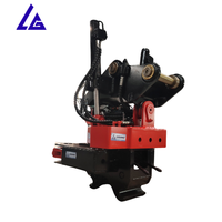 Manette de commande LG à 2 tuyaux, multifonctionnelle, inclinable et rotative, avec attache rapide pour grappin et engins de construction (1-30 tonnes)