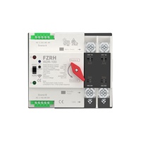 FZRH OEM Din Rai WiFi TUYA Télécommande intelligente 2P AC 220V 63A Monophasé/Triphasé PC IP20 10kA Commutateur de transfert ATS Générateur