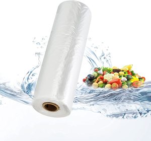 Clear Food Storage 12"x16" Plastic Produce <b>Bag</b> on Roll for <b>Bread</b> Vegetable - Product Image 5