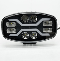 Projecteur automatique 9 "Combo Beam 4x4 Off-road Truck White Amber Position Lamp Led Work Light LED Driving Light