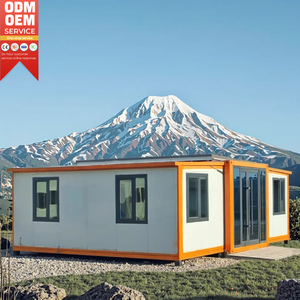 Casa contenedor extensible de lujo de 20 pies resistente a la intemperie, casa prefabricada, cabina extensible portátil, <span class=keywords><strong>casas</strong></span> modulares - Product Image 1