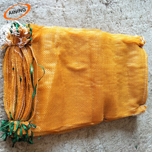 Hồng Đỏ Vàng Hình Ống Tươi Rau Lưới Lớn Hành Tây Túi Nhựa Với Dây Rút - Product Image 3