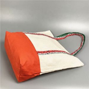 ถุงผ้าแคนวาสมีซิปขนาดใหญ่ถุงผ้าแคนวาสกระเป๋าโท้ทสำหรับช้อปปิ้งทำจากผ้าฝ้ายออร์แกนิกออกแบบได้ตามต้องการ - Product Image 4