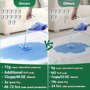 Coussinets de dressage jetables personnalisés pour animaux de compagnie pour chiens chats tissu non tissé désodorisation logo privé pour usage domestique - Product Image 2