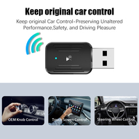 Adaptateur CarPlay sans fil Ultra Mini JMYTECH CA-25 : Convertit le CarPlay filaire en CarPlay sans fil pour la plupart des CarPlay filaires d'usine