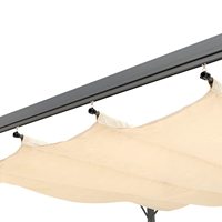 Pergola de jardin moderne en acier Jarden 10 pieds x 10 pieds, auvent rétractable, grill de jardin, gazebo, treillis pour vigne, abri solaire, couverture