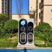 Distributeur d'eau purifiée RO commercial 800 GPD, fonctionnant par pièces, billets et cartes de crédit, alcalin, en métal, avec SDK, en promotion